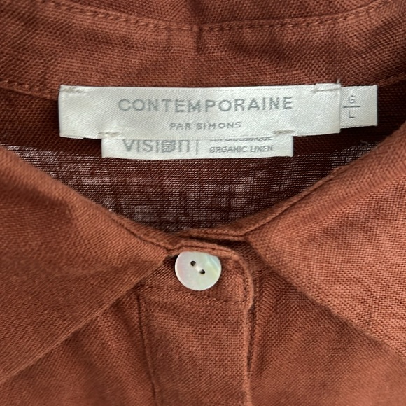 Short sleeves linen dress - Picture 6 of 8